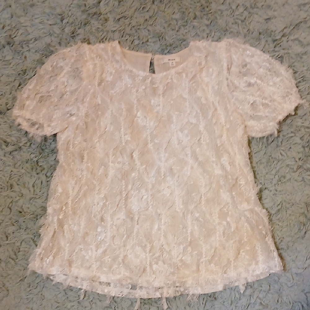 Mine White Lace Blouse